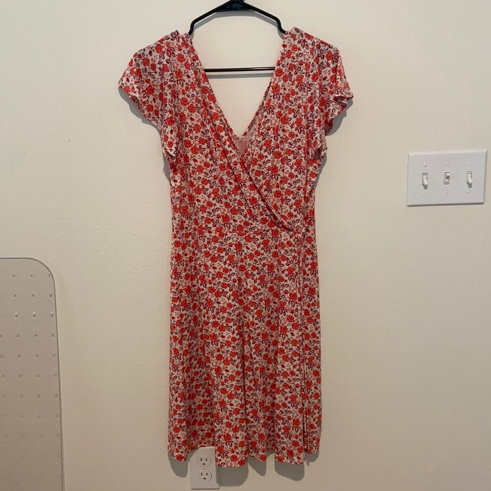 Vibrant floral dress